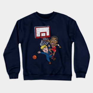 Obama Dunks On Trump Crewneck Sweatshirt